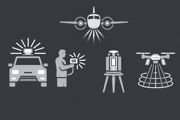 LiDAR and photogrammetry point cloud acquisition platforms